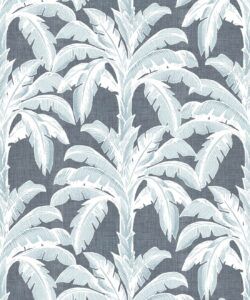 Havana Banana Wallpaper • Bee Denim Linen • Swatch
