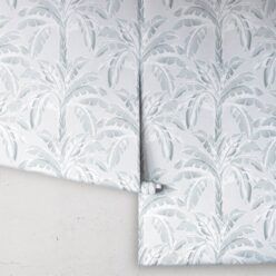 Havana Banana Wallpaper • Mist Silver Bee • Rolls