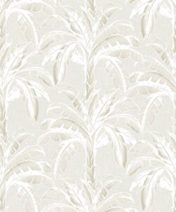 Havana Banana Wallpaper • Plaster Natural • Swatch
