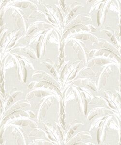 Havana Banana Wallpaper • Plaster Natural • Swatch