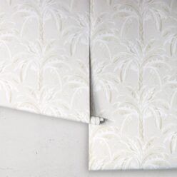 Havana Banana Wallpaper • Plaster Natural • Rolls