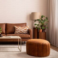 Ladder Wallpaper • Blush • Insitu