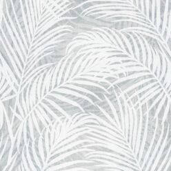 Laguna Palms Wallpaper • Gemma Blue • Swatch
