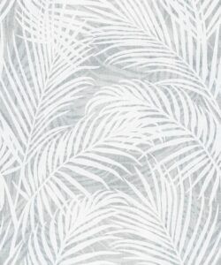 Laguna Palms Wallpaper • Gemma Blue • Swatch