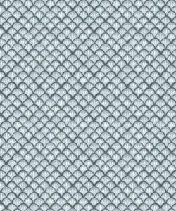 Moon Waves Wallpaper • Lake Blue • Swatch