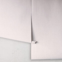Mrs Jones Chevron Wallpaper • Blush • Rolls