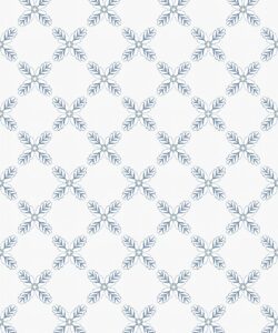 Lattice Wallpaper • Denim • Swatch