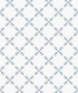 Lattice Wallpaper • Denim • Swatch