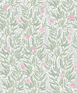 Linen Seagrass Wallpaper • Forest Jena • Swatch