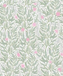 Linen Seagrass Wallpaper • Forest Jena • Swatch