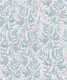 Linen Seagrass Wallpaper • Jena Blues • Swatch