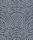 Zebra Wallpaper • Denim • Swatch