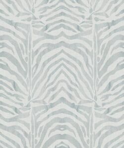 Zebra Wallpaper • Desert Sage • Swatch