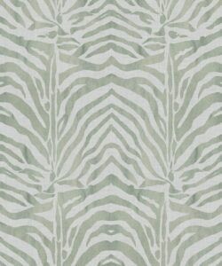 Zebra Wallpaper • Leaf • Swatch