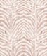 Zebra Wallpaper • Papaya Blush • Swatch