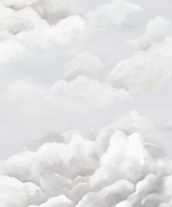 Heavenly Wallpaper • Mist • Swatch
