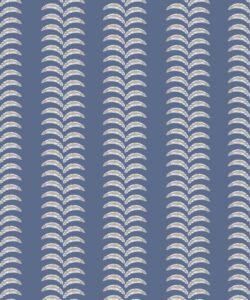 Travelling Vine Wallpaper • Classic Blue • Swatch