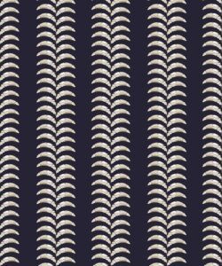 Travelling Vine Wallpaper • Indigo • Swatch