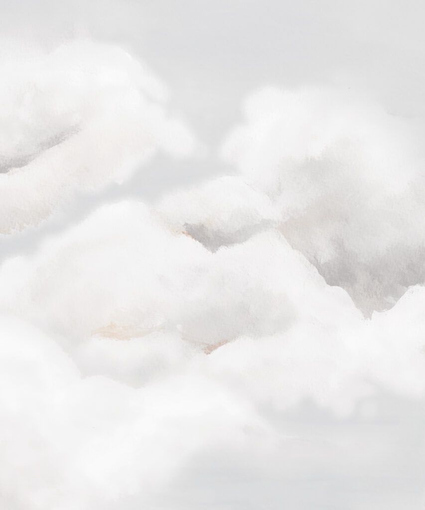 Serenity Mural Wallpaper • Cloudy Sky Mural • Milton & King USA