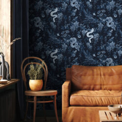 Snake Charmer Wallpaper • Delft • Insitu