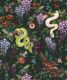 Snake Charmer Wallpaper • Forest • Swatch