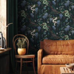 Snake Charmer Wallpaper • Lagoon • Insitu