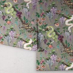 Snake Charmer Wallpaper • Stone • Rolls