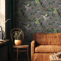 Snake Charmer Wallpaper • Stone • Insitu
