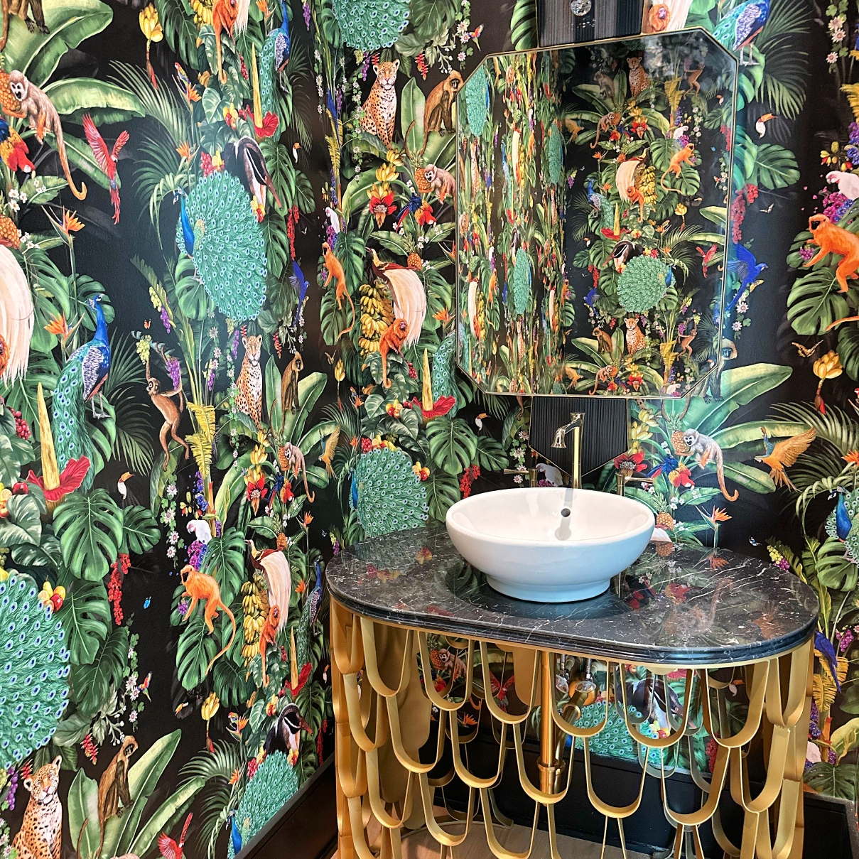 Festa Wallpaper • ASM Interiors • Animal Wallpaper Blog