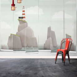 Lighthouse Mural • Original • Rolls
