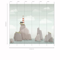 Lighthouse Mural • Original • Panels