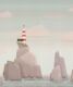 Lighthouse Mural • Sunset • Swatch
