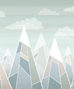 Mountains Mural • Cool • Swatch