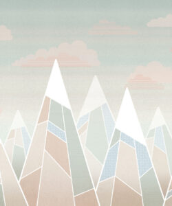 Mountains Mural • Warm • Swatch