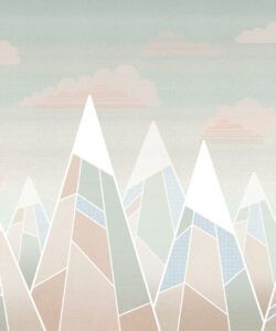 Mountains Mural • Warm • Swatch