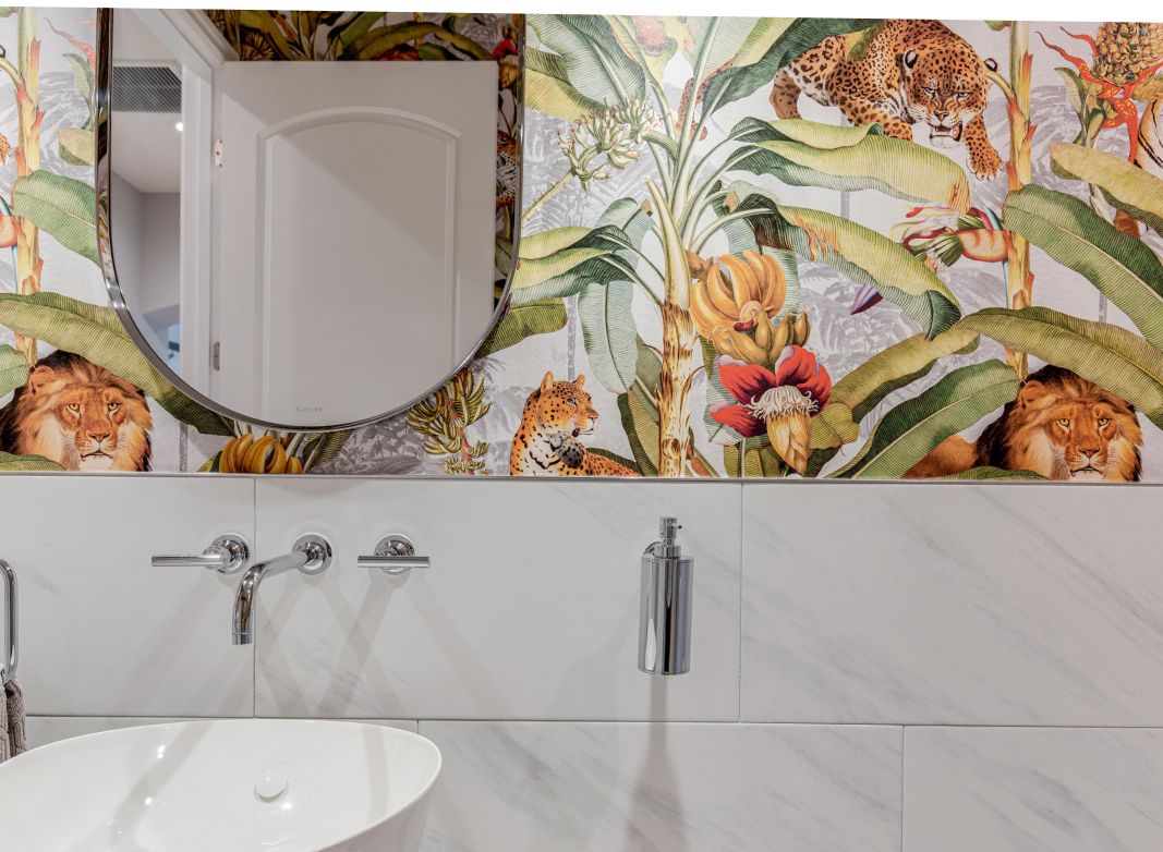 Felis Wallpaper • Keith Brown • Bathroom Wallpaper