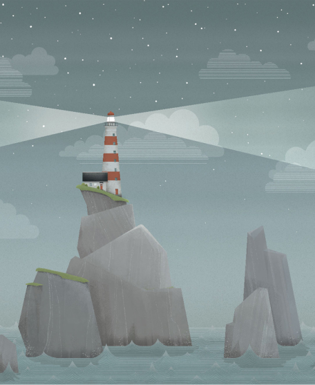 Happiest Places - Lighthouse Night