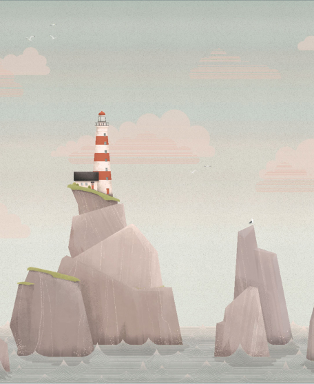 Happiest Places - Lighthouse Sunset