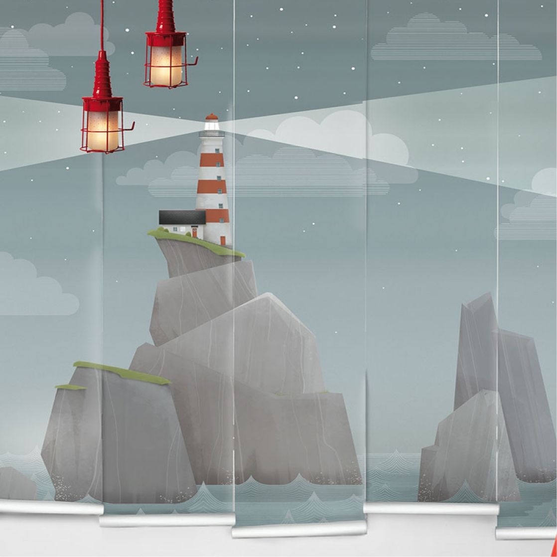 Wallpaper Republic • Happiest Places Collection • Lighthouse at Night