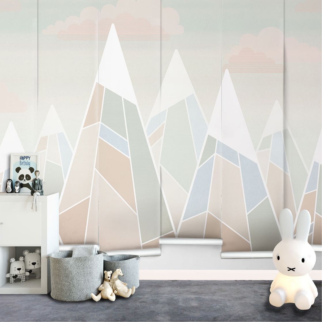 Wallpaper Republic • Happiest Places Collection • Mountains Mural • Insitu