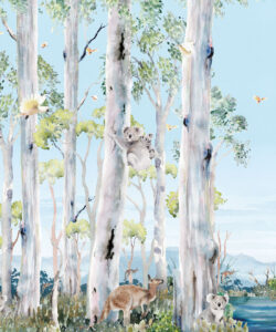 Native Bushland Mural • Kingdom Home • Swatch • Original