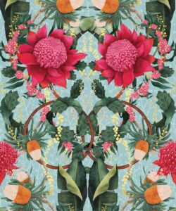 Waratah Medley • Kingdom Home • Swatch • Sky
