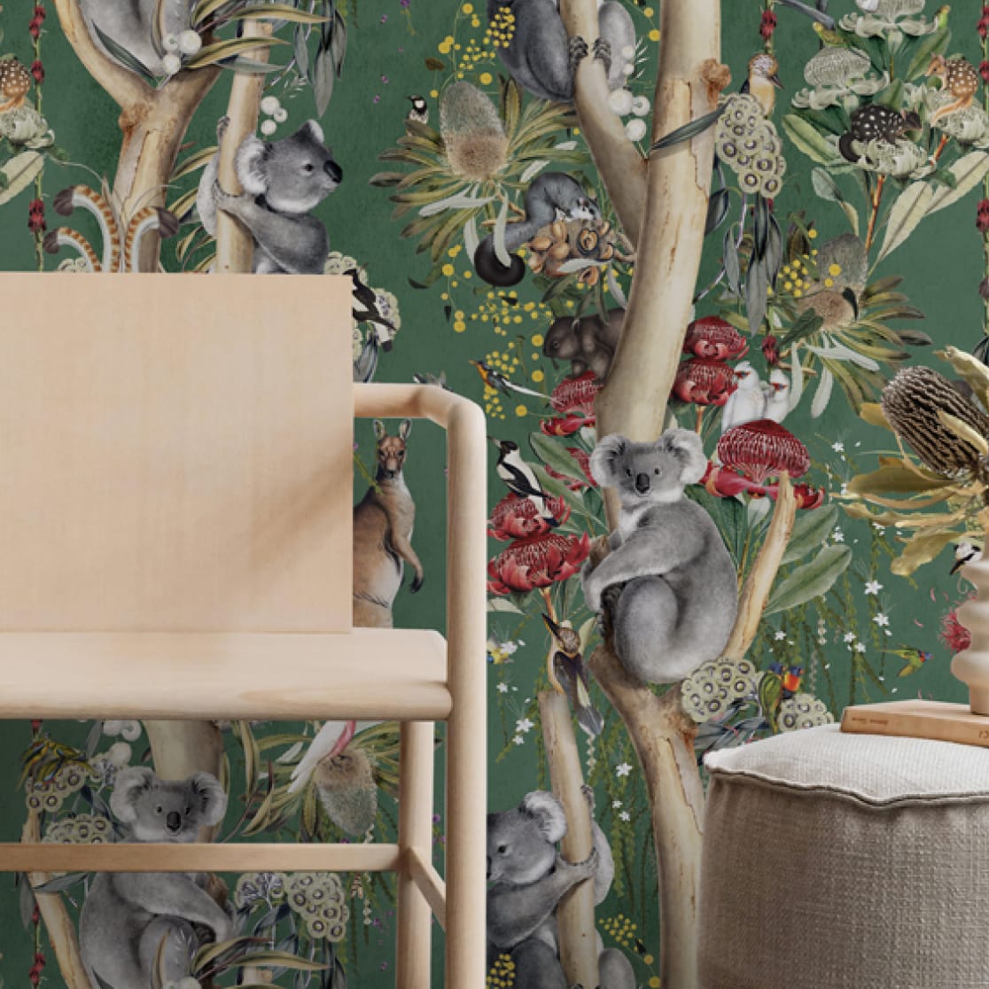 Kingdom Home • Australia II Collection • Native Bush Wallpaper