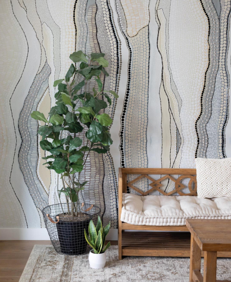 Emro • Nyarntiny Collection • Perriny Wallpaper • Insitu