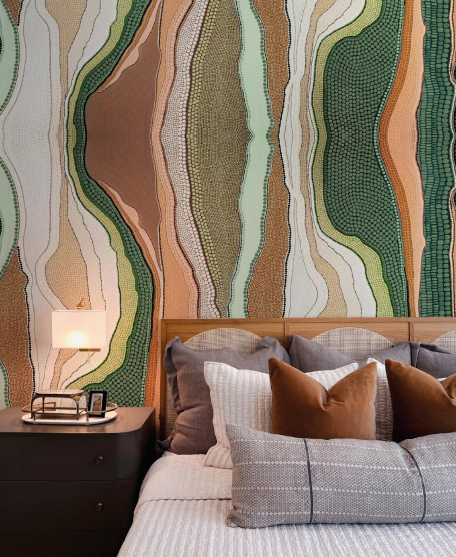 Emro • Nyarntiny Collection • Werragalji Wallpaper • Insitu