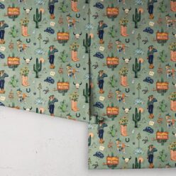 Milton & King Studio • Trail Tales Wallpaper • Colorway: Denim • Roll