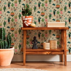 Milton & King Studio • Trail Tales Wallpaper • Colorway: Original • Insitu