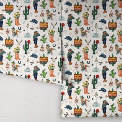 Milton & King Studio • Trail Tales Wallpaper • Colorway: Saffron • Roll