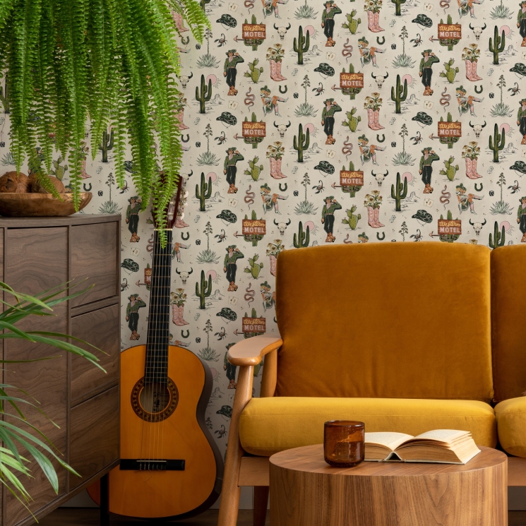 Milton & King Studio • Trail Tales Wallpaper • Gallery Image • Insitu