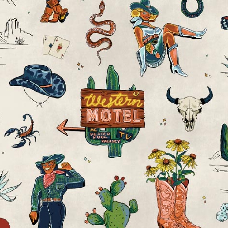 Milton & King Studio • Trail Tales Wallpaper • Gallery Image • Swatch